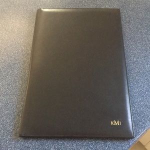 Tiffany & Co. Black Leather Portfolio